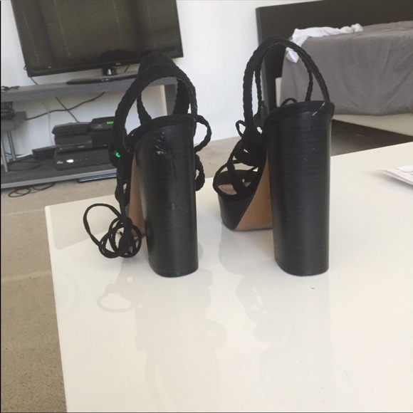 Steve Madden Lace Up Heels - Picture 5 of 6